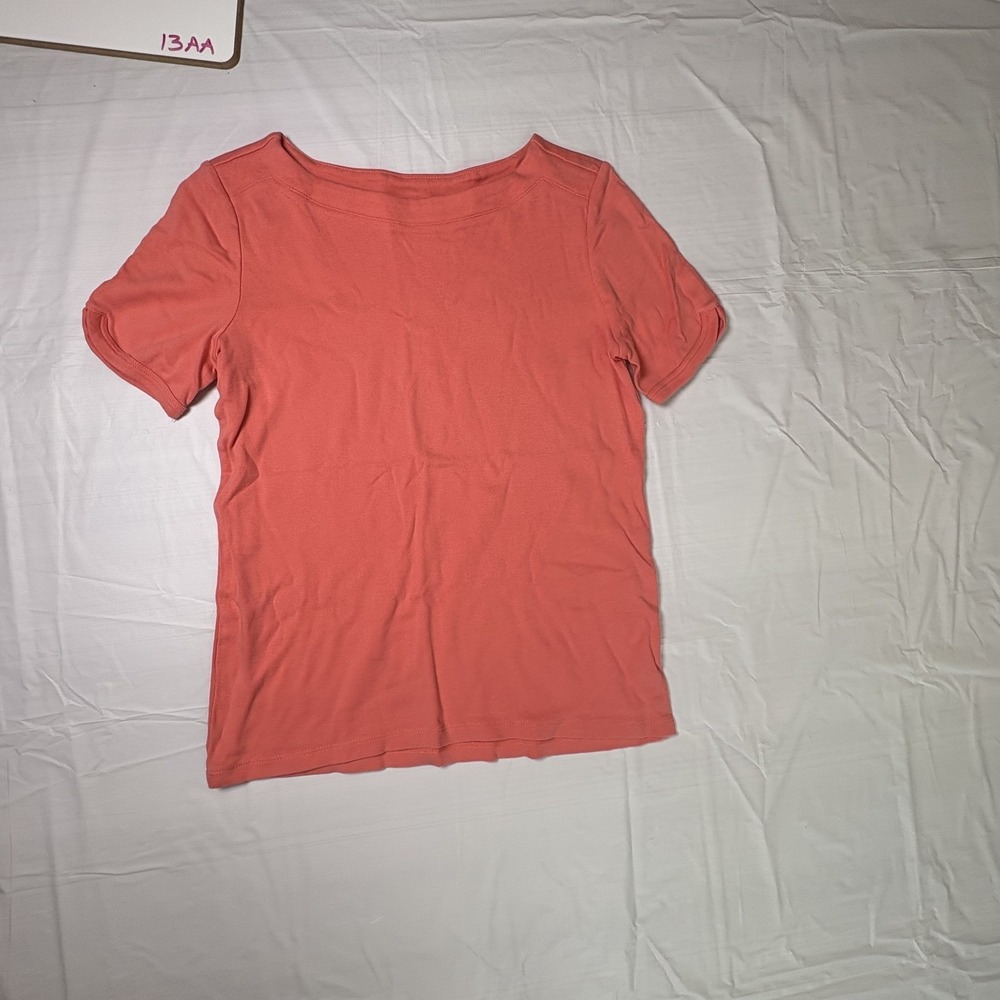 Women's Chico's short sleeve shirt, pink, size 0